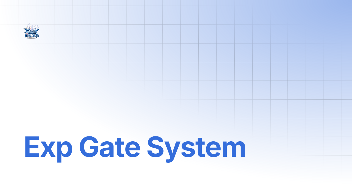 Exp Gate System | finnro-classic